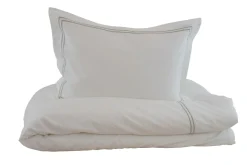 Borås Cotton Sengetøysett & Dynetrekksett-Tilda Sengesett 220x230 cm Hvit/Beige