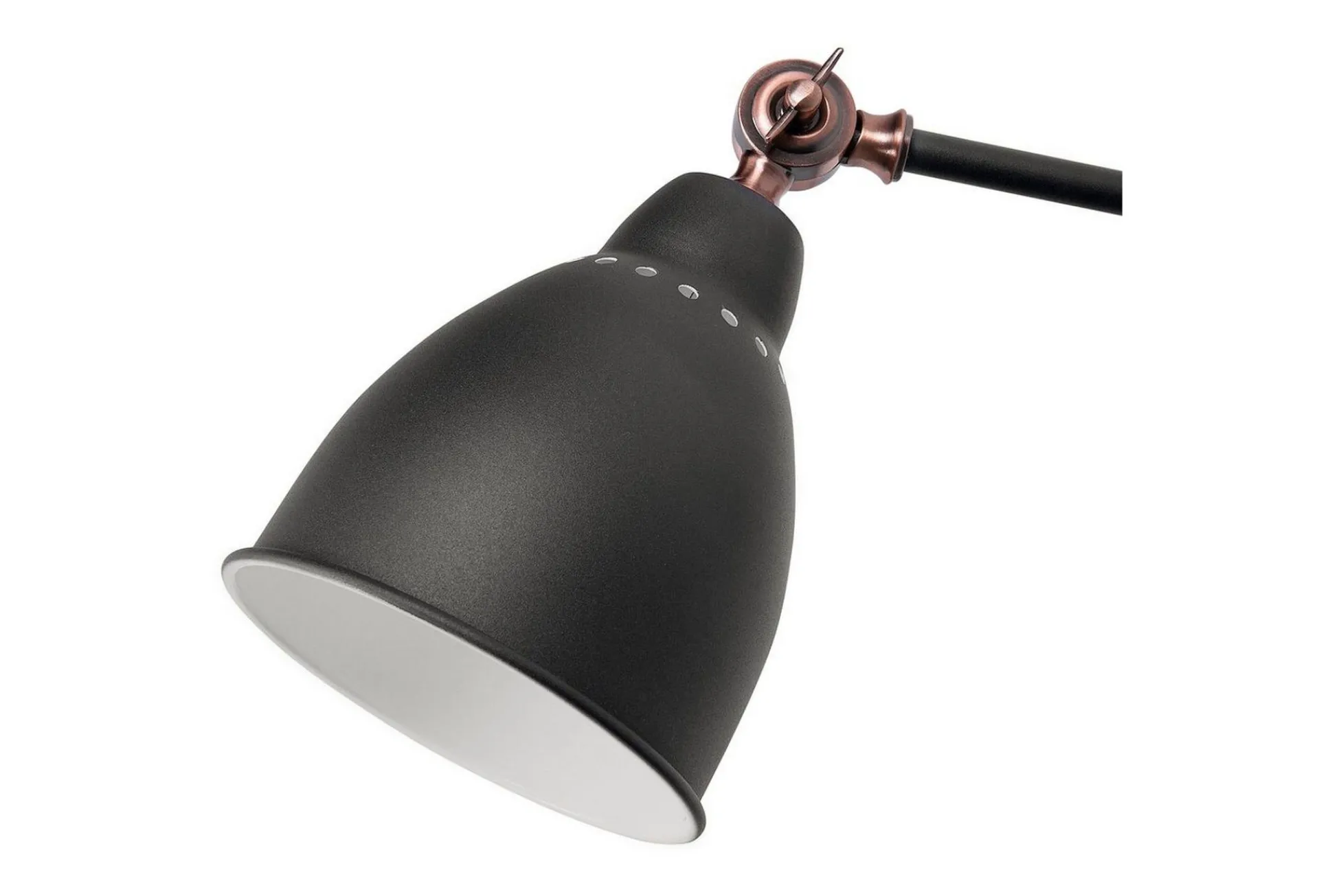 Nattbordslampe-Tillatoba Vegghengt Leselampe 2 stk E27 Grafitt