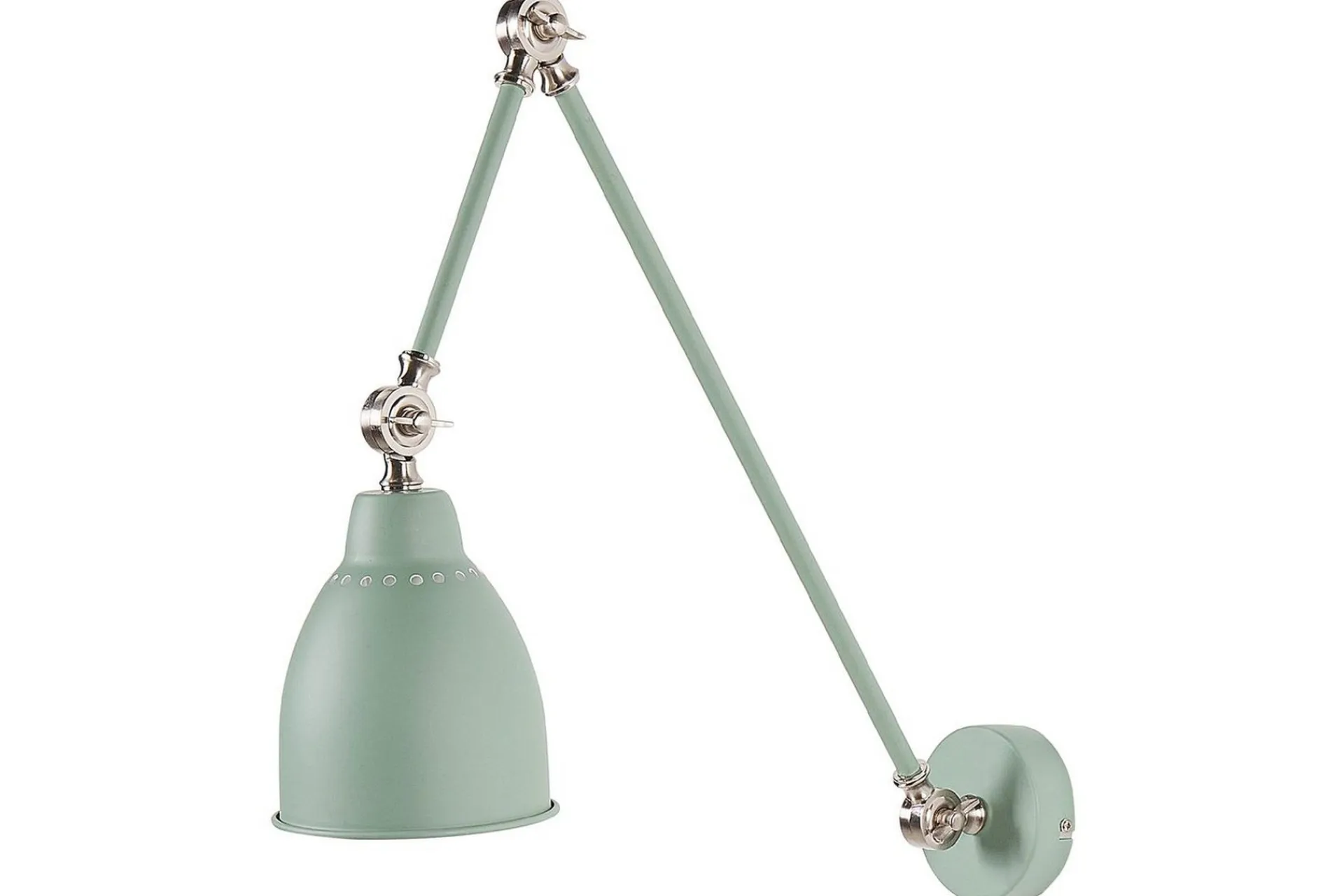 Nattbordslampe-Tillatoba Vegglampe E27 Lysegrønn,Hvit