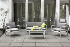 Lounge Sofa|Lounge Sofa-Tirrena Sofa 142 cm Lysegrå