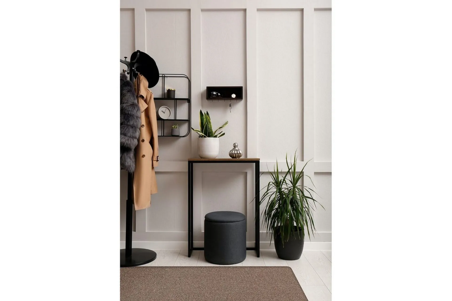 KM Home Moderne Tepper-Titan Tuftet teppe 200x290 cm Brun