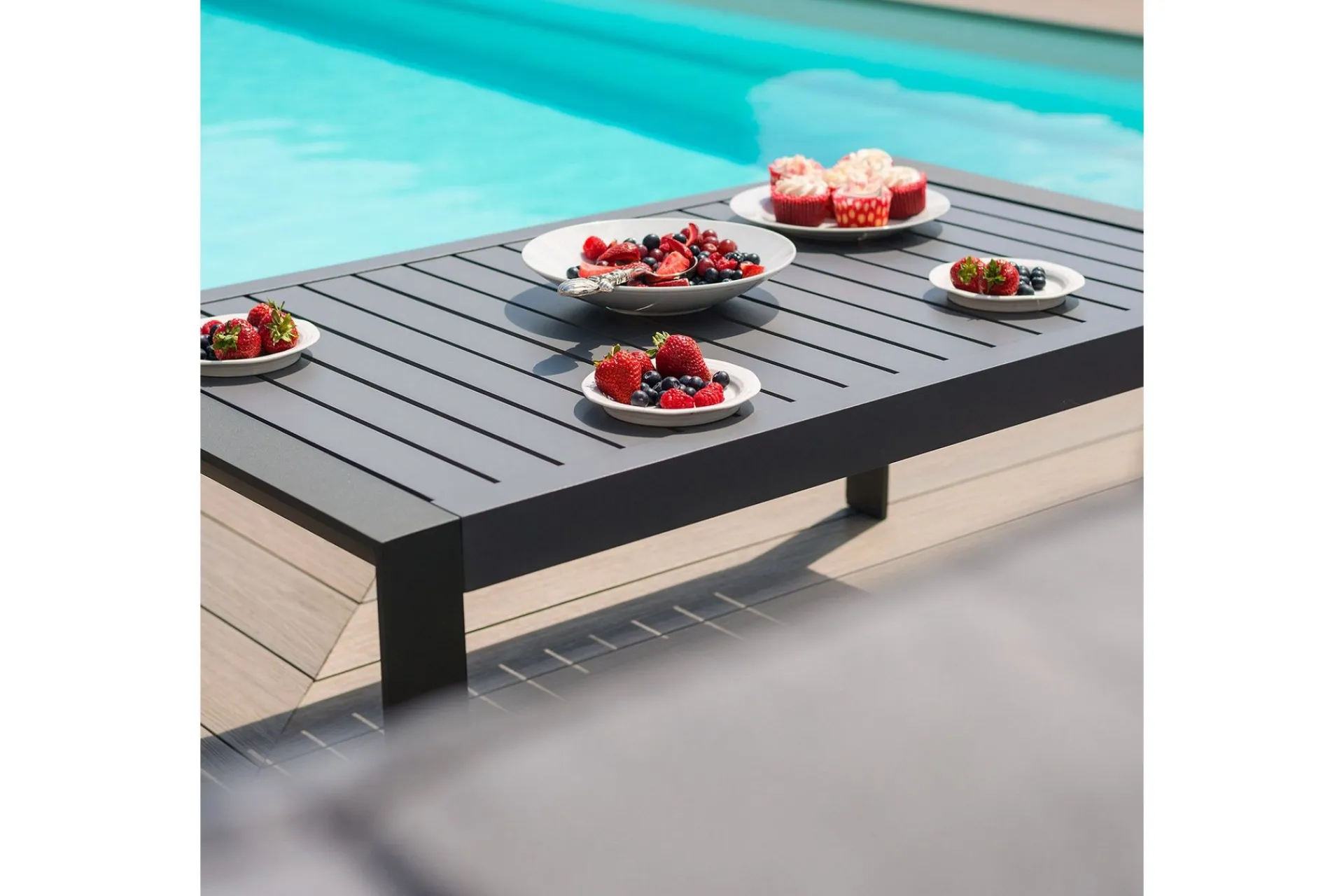 Veranda & Terrasse|Loungesett-Tomson Hagesett Mørkegrå