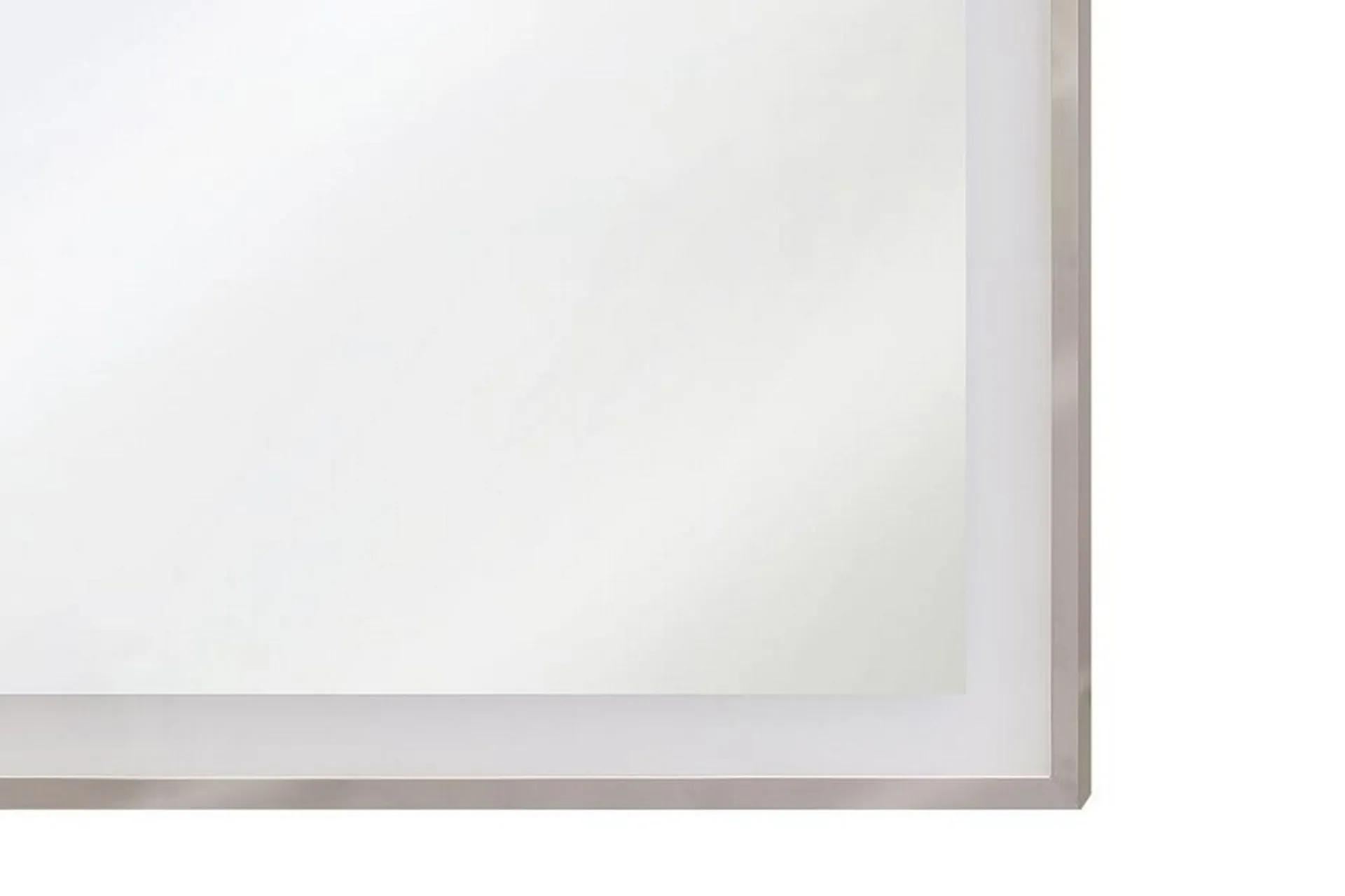 Baderomsspeil Med Belysning|Baderom-Tooms Speil LED 60x80 cm Sølv