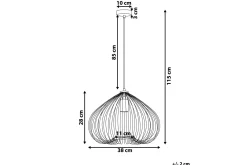 Tordino Plafond 38 cm