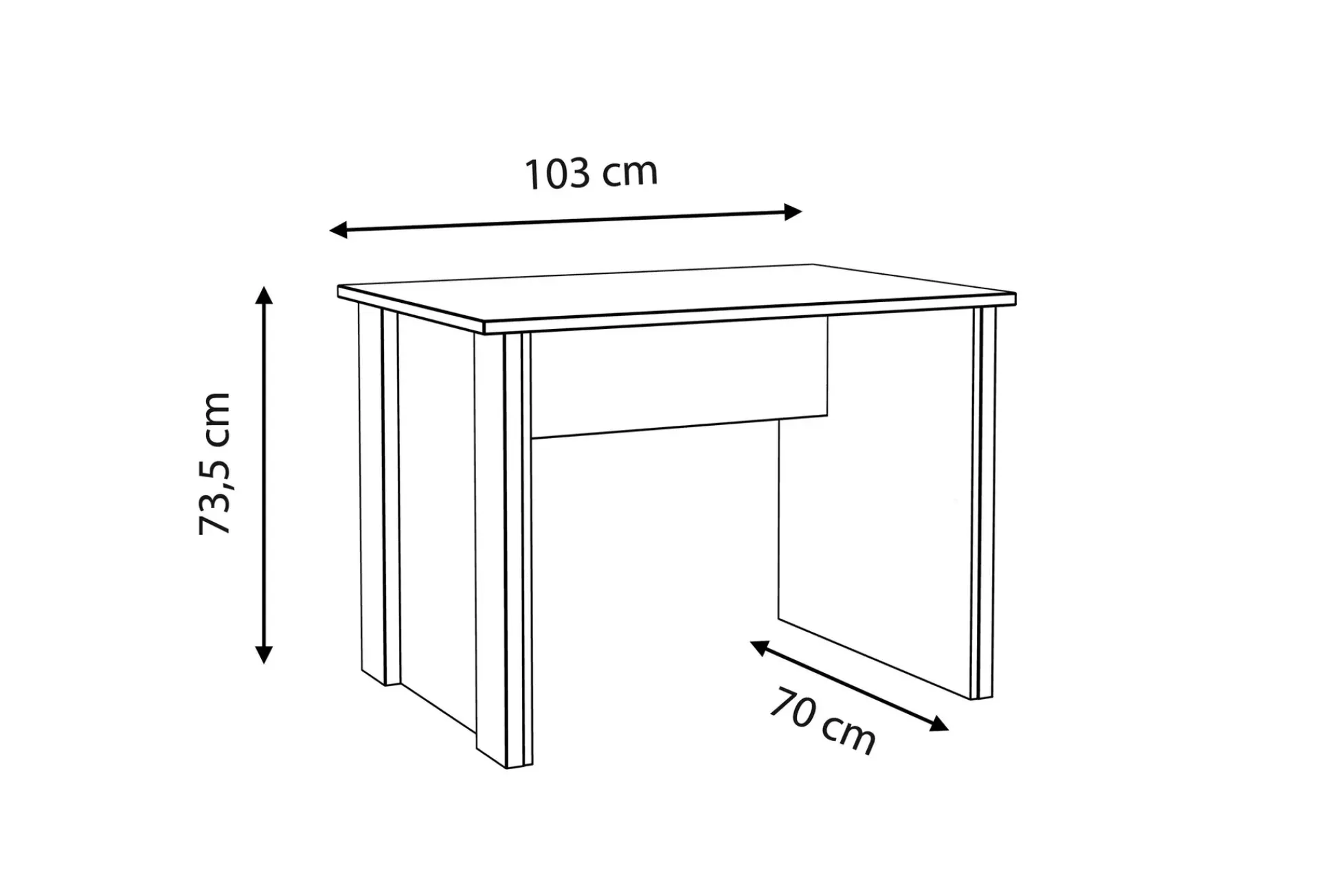 Torelles Skrivebord 103 cm