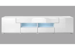 Tv-Benk & Mediabenk-Toreno Tv-benk 208 cm Hvit