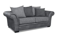 Manor House 2 Seter Sofa-Toronto 2-seters Sofa Svart/Mørkegrå