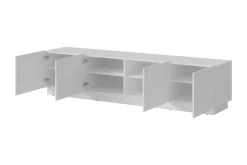 Tv-Skap|Tv-Benk & Mediabenk-Torvalen Tv-bänk 200 cm Svart
