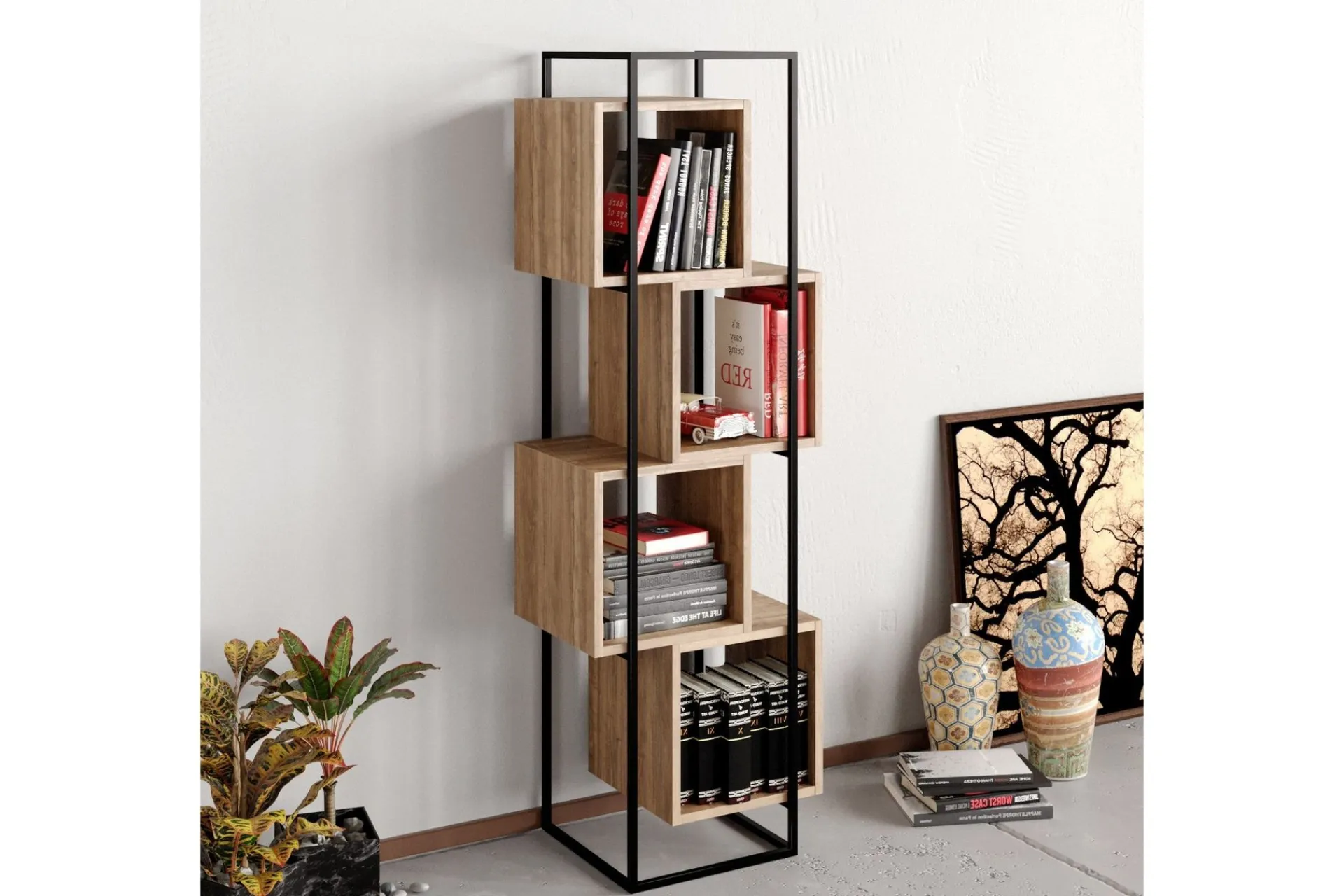 Tosches Bokhylle 52 cm