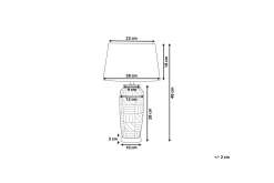 Bordlampe|Vinduslampe-Traisen Bordlampe Beige
