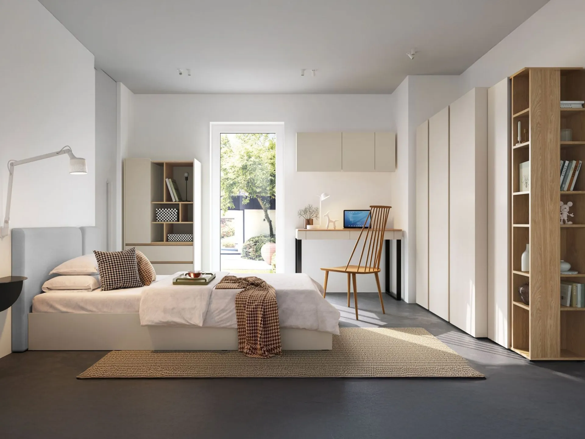 Møbelsett Til Soverom-Travic Møbelsett for Soverom Beige