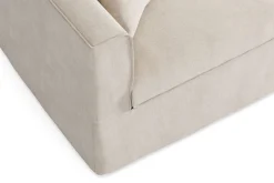 Andrarum Sovesofaer-Travstad 3-seters sovesofa i chenille, fremoverutslått Beige