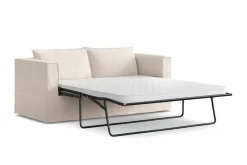 Andrarum Sovesofaer-Travstad 3-seters sovesofa i chenille, fremoverutslått Beige