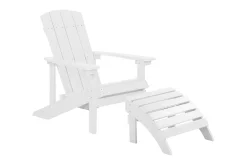 Tredgårdsstol med Fotskammel ADIRONDACK