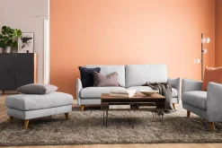 Scandi Days Trend Lyx 3-seters Høyrevendt L-formet Sjeselongsofa i Stoff