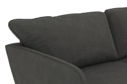 Scandi Days Sofa Med Sjeselong-Trend Lyx 3-seters Høyrevendt L-formet Sjeselongsofa i Manchester Mørkegrå