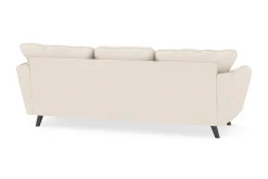 Scandi Days Sofa Med Sjeselong-Trend Lyx 3-seters Høyrevendt L-formet Sjeselongsofa i Manchester Beige