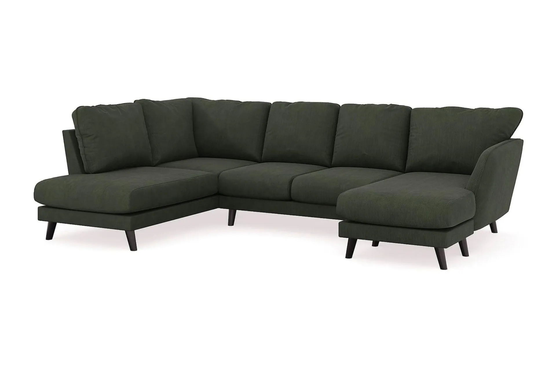 Scandi Days Trend Lyx 4-seters Høyrevendt U-formet Sofa med Divan og Sjeselong i Manchester