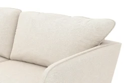 Scandi Days U-Sofa-Trend Lyx 4-seters Høyrevendt U-formet Sofa med Divan og Sjeselong i Stoff Beige
