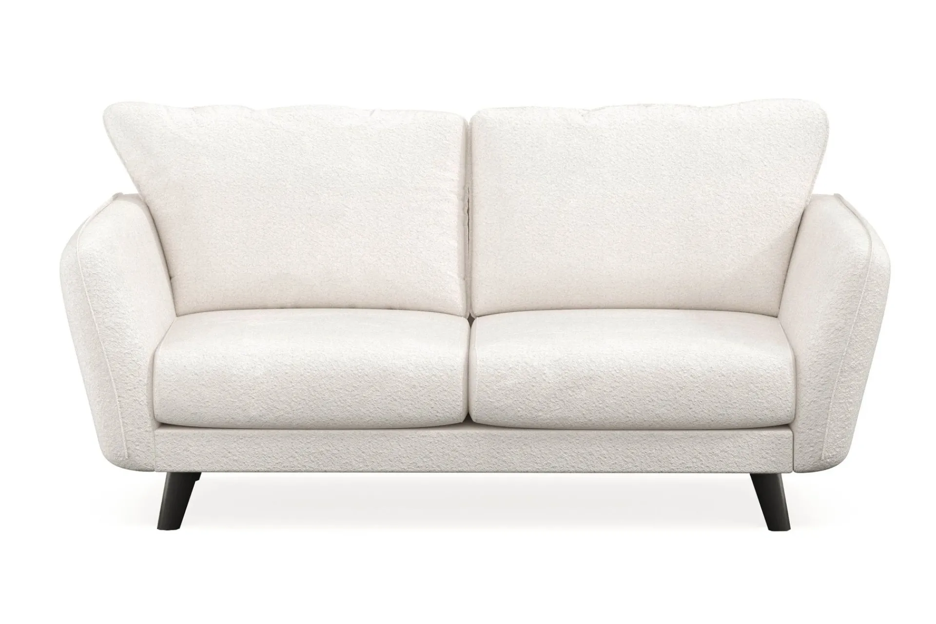 Scandi Days 2 Seter Sofa-Trend Lyx 2-seters Sofa i Bouclé Hvit