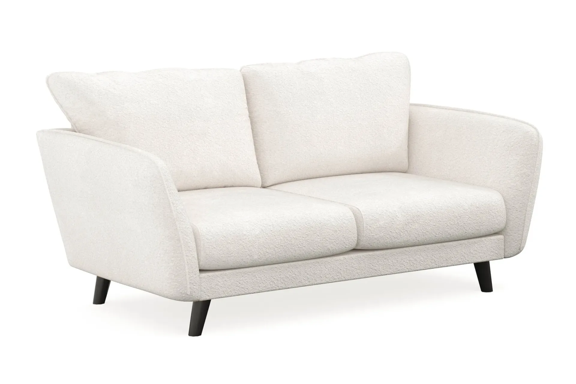 Scandi Days 2 Seter Sofa-Trend Lyx 2-seters Sofa i Bouclé Hvit
