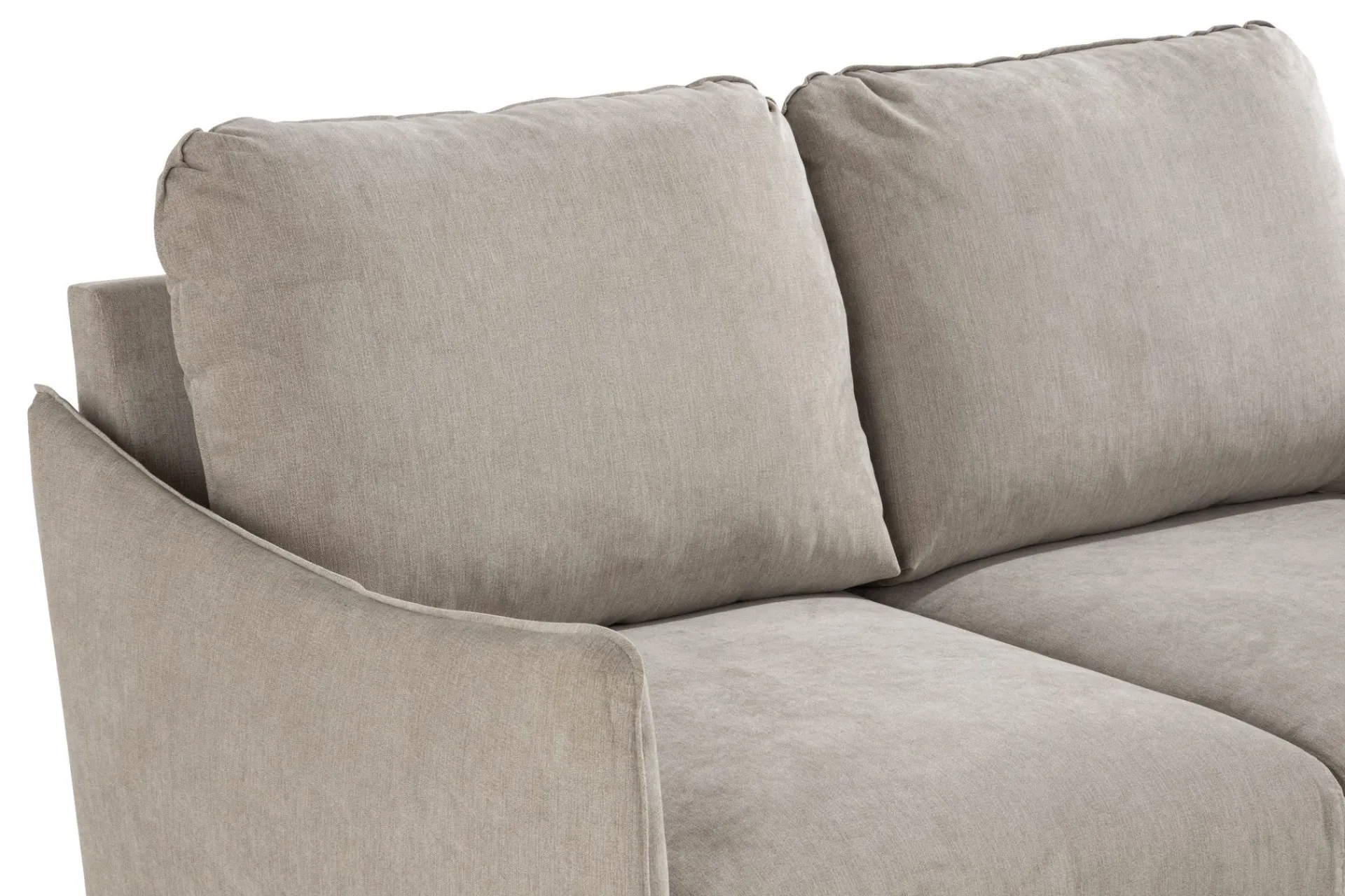 Scandi Days 2 Seter Sofa-Trend Lyx 2-seters Stoffsofa Beige