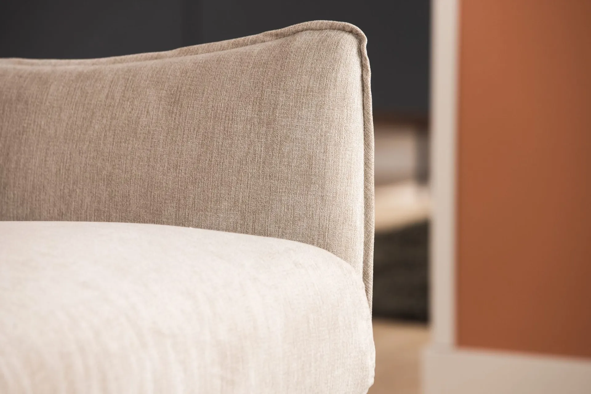 Scandi Days 2 Seter Sofa-Trend Lyx 2-seters Stoffsofa Beige