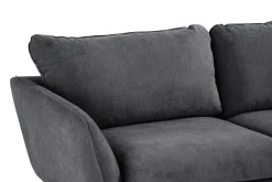 Scandi Days Hjørnesofa-Trend Lyx 6-seters Vendbar L-formet Hjørnesofa i Stoff Mørkegrå
