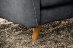 Scandi Days Hjørnesofa-Trend Lyx 6-seters Vendbar L-formet Hjørnesofa i Stoff Mørkegrå