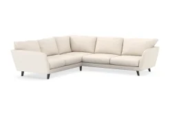 Scandi Days Hjørnesofa-Trend Lyx 6-seters Vendbar L-formet Hjørnesofa i Manchester Beige