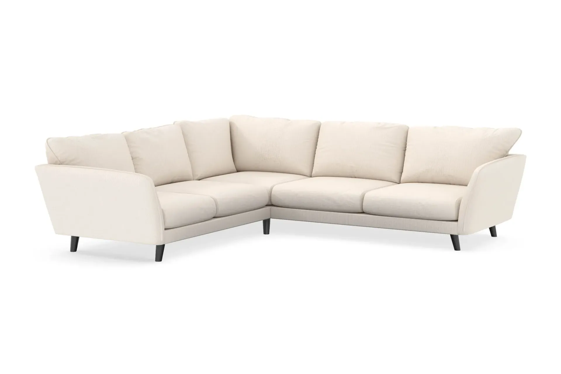 Scandi Days Hjørnesofa-Trend Lyx 6-seters Vendbar L-formet Hjørnesofa i Manchester Beige