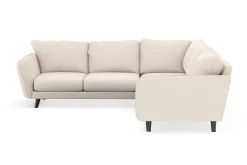 Scandi Days Hjørnesofa-Trend Lyx 6-seters Vendbar L-formet Hjørnesofa i Manchester Beige