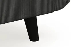 Scandi Days U-Sofa-Trend Lyx 4-seters Venstrevendt U-formet Sofa med Divan og Sjeselong i Manchester Mørkegrå