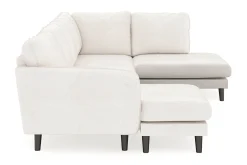 Scandi Days U-Sofa-Trend Lyx 4-seters Venstrevendt U-formet Sofa med Divan og Sjeselong i Bouclé Hvit
