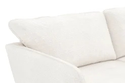 Scandi Days U-Sofa-Trend Lyx 4-seters Venstrevendt U-formet Sofa med Divan og Sjeselong i Bouclé Hvit