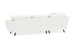Scandi Days Trend Lyx 4-seters Venstrevendt L-formet Sjeselongsofa i Bouclé