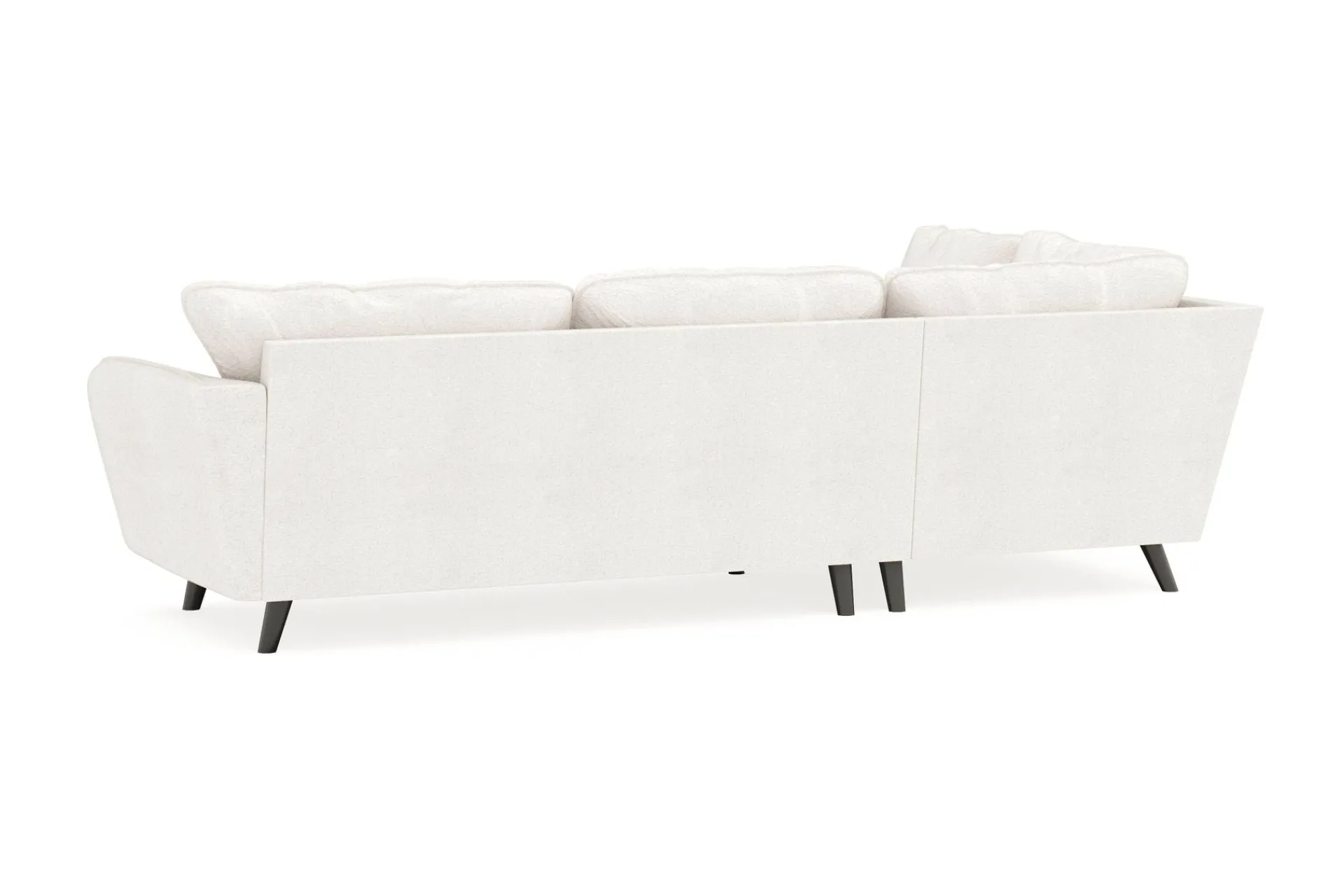 Scandi Days Trend Lyx 4-seters Venstrevendt L-formet Sjeselongsofa i Bouclé