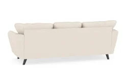 Scandi Days Sofa Med Sjeselong-Trend Lyx 3-seters Venstrevendt L-formet Sjeselongsofa i Manchester Beige