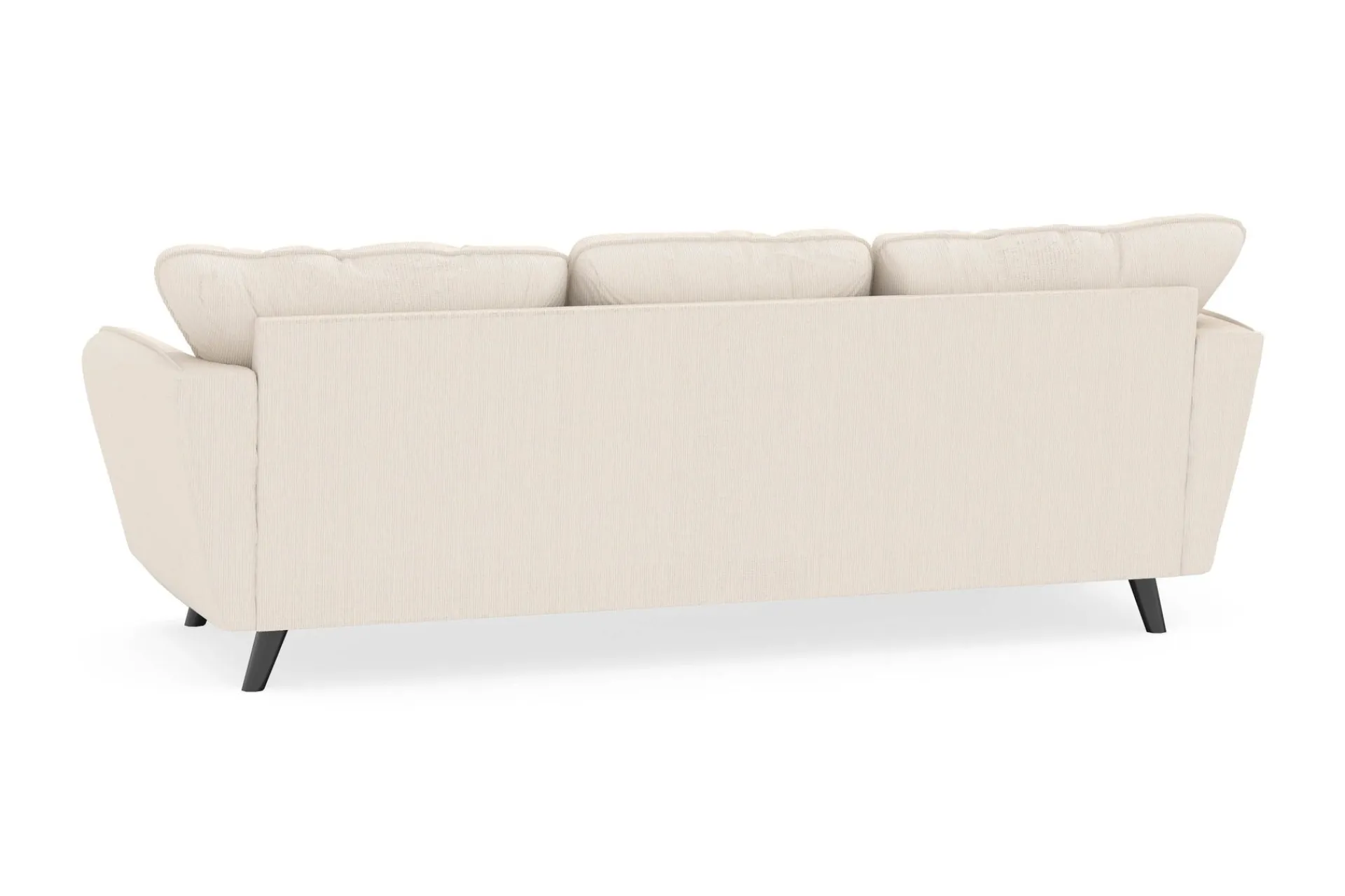 Scandi Days Sofa Med Sjeselong-Trend Lyx 3-seters Venstrevendt L-formet Sjeselongsofa i Manchester Beige