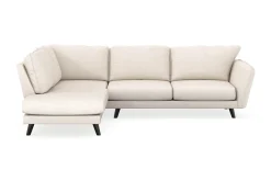 Scandi Days Trend Lyx 4-seters Venstrevendt L-formet Sjeselongsofa i Stoff