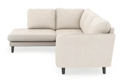 Scandi Days Trend Lyx 4-seters Venstrevendt L-formet Sjeselongsofa i Stoff