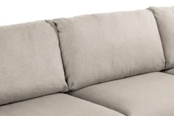 Scandi Days Sofa Med Sjeselong-Trend 4-seters Høyrevendt L-formet Sjeselongsofa i Stoff 280 cm bred Beige