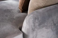 Scandi Days Trend 5-seters Høyrevendt L-formet Hjørnesofa med Divan i Fløyel