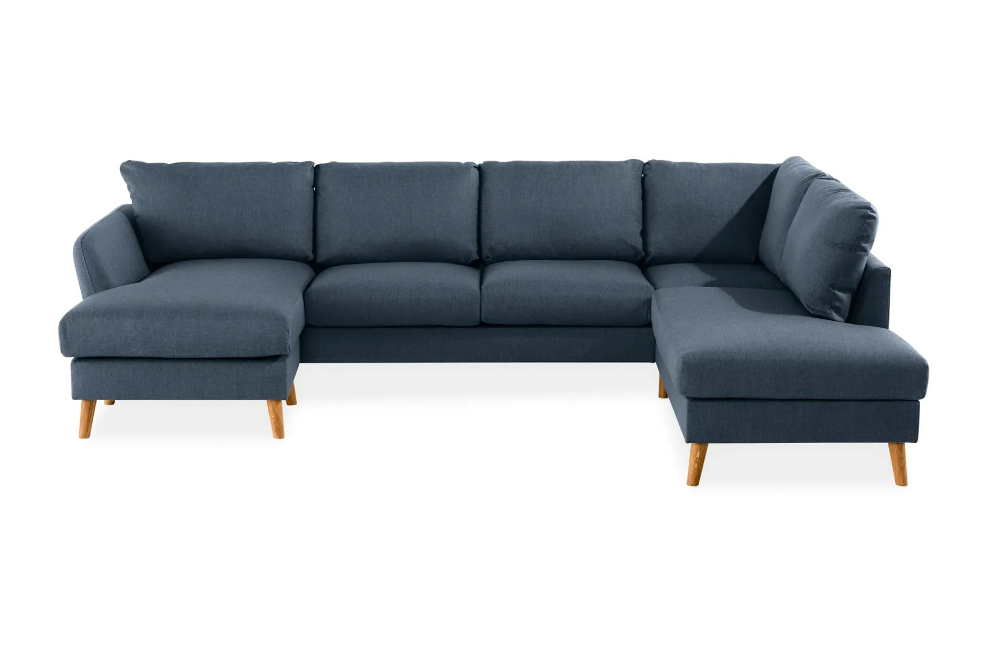 Scandi Days Trend 4-seters Høyrevendt U-formet Sofa med Divan og Sjeselong i Stoff