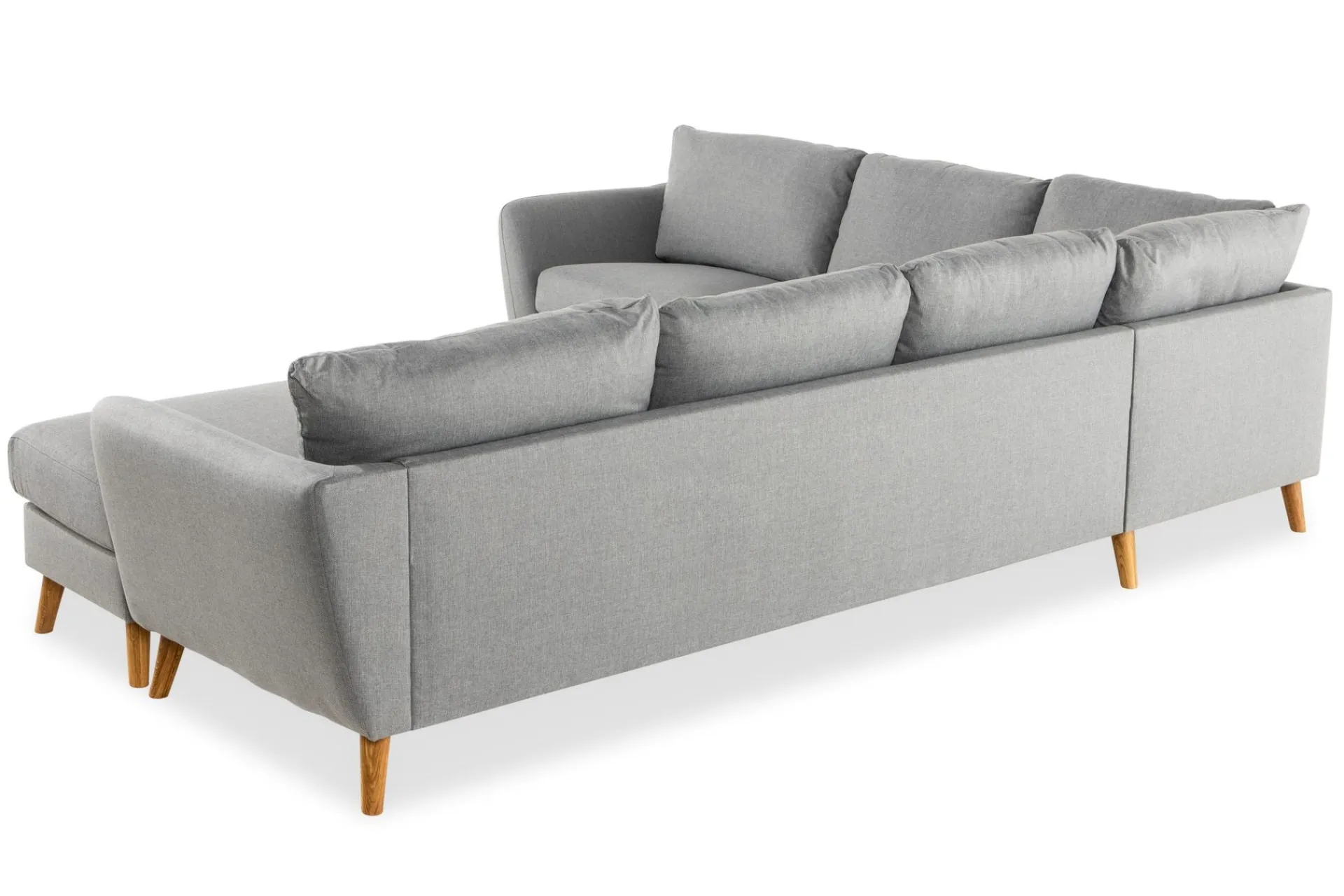 Scandi Days Trend 5-seters Høyrevendt U-formet Hjørnesofa med Divan i Stoff