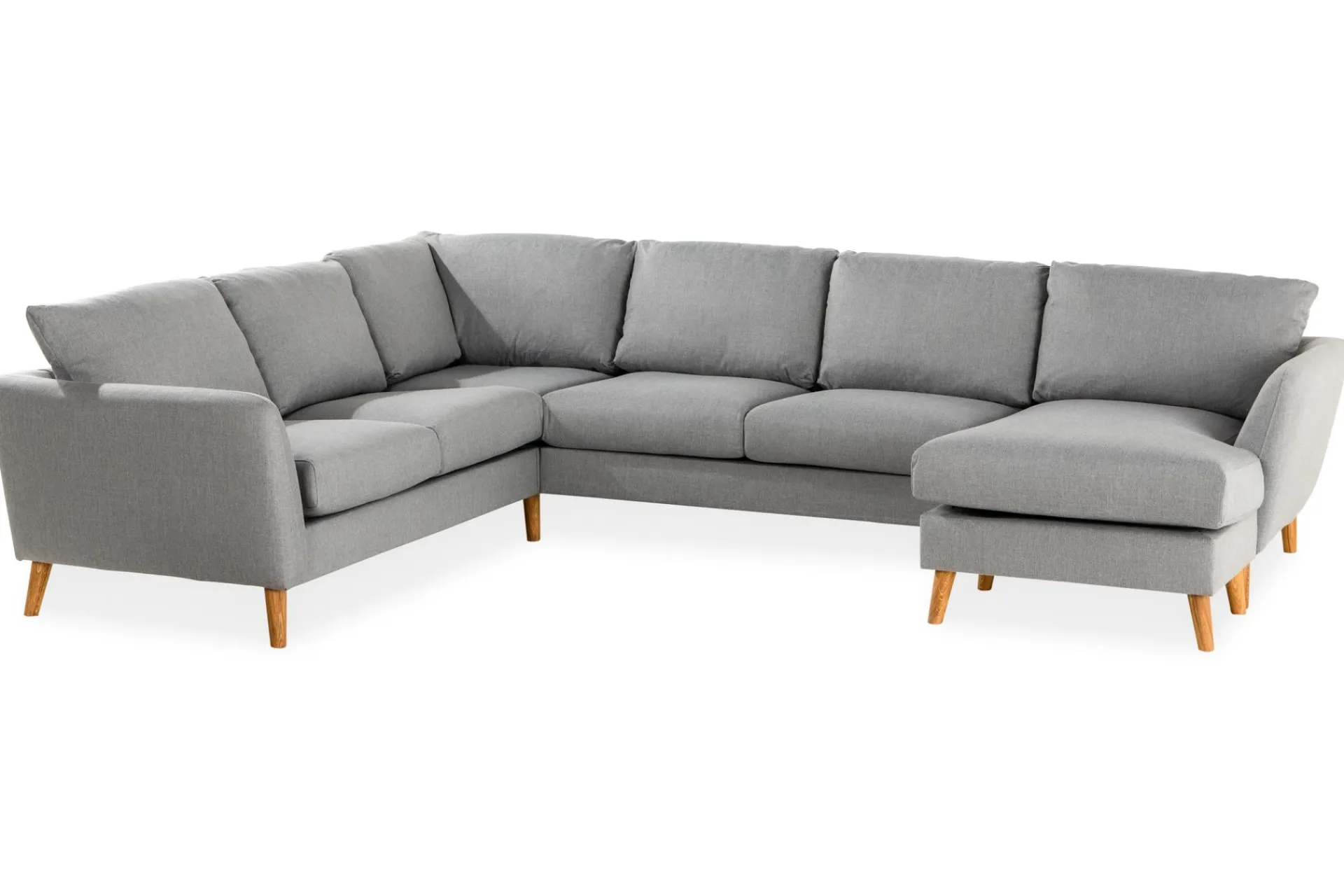 Scandi Days Trend 5-seters Høyrevendt U-formet Hjørnesofa med Divan i Stoff