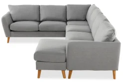 Scandi Days Trend 5-seters Høyrevendt U-formet Hjørnesofa med Divan i Stoff