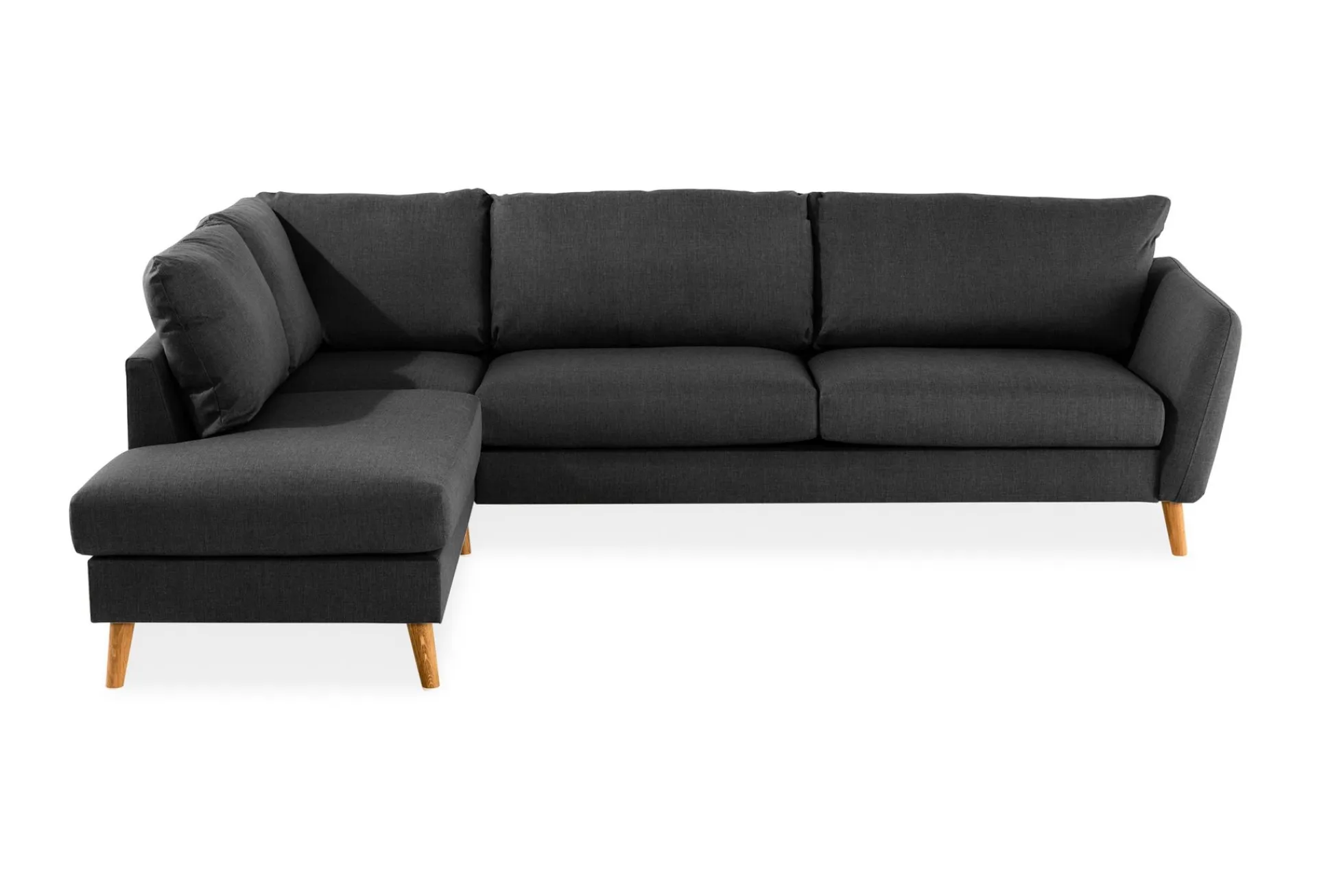 Scandi Days Trend 4-seters Venstrevendt L-formet Sjeselongsofa i Stoff