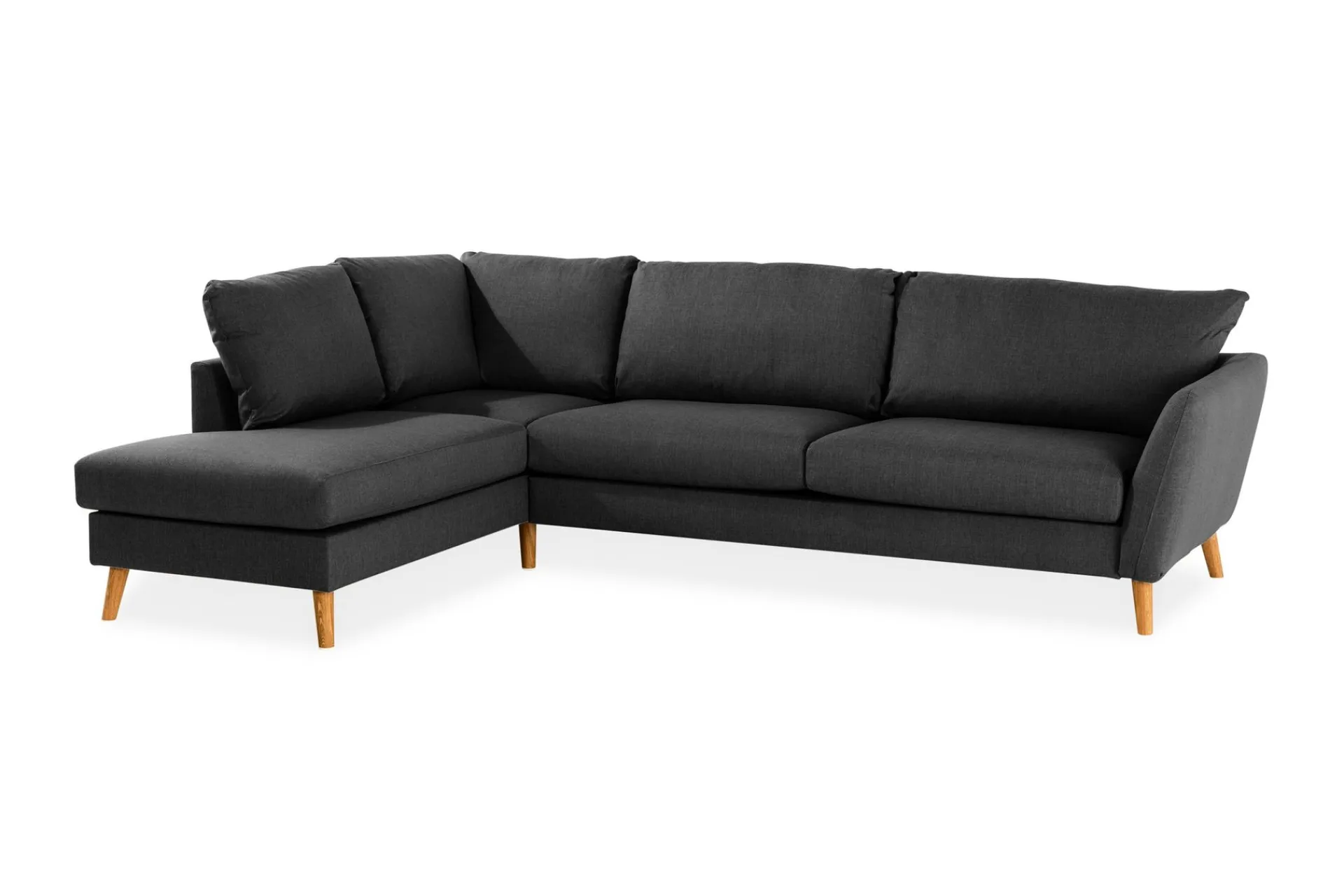Scandi Days Trend 4-seters Venstrevendt L-formet Sjeselongsofa i Stoff