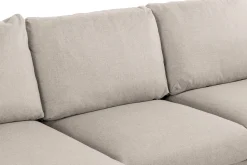 Scandi Days U-Sofa-Trend 4-seters Venstrevendt U-formet Sofa med Divan og Sjeselong i Stoff Beige